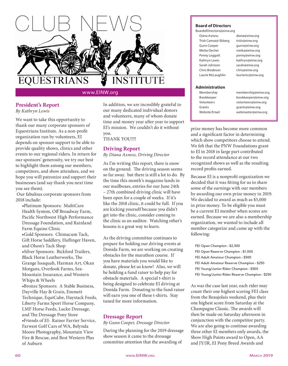 Tce Mar Apr 2019